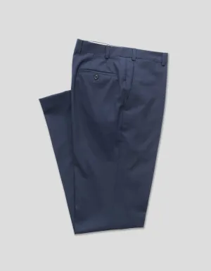 NAVY TROPISCHE WOLLHOSE