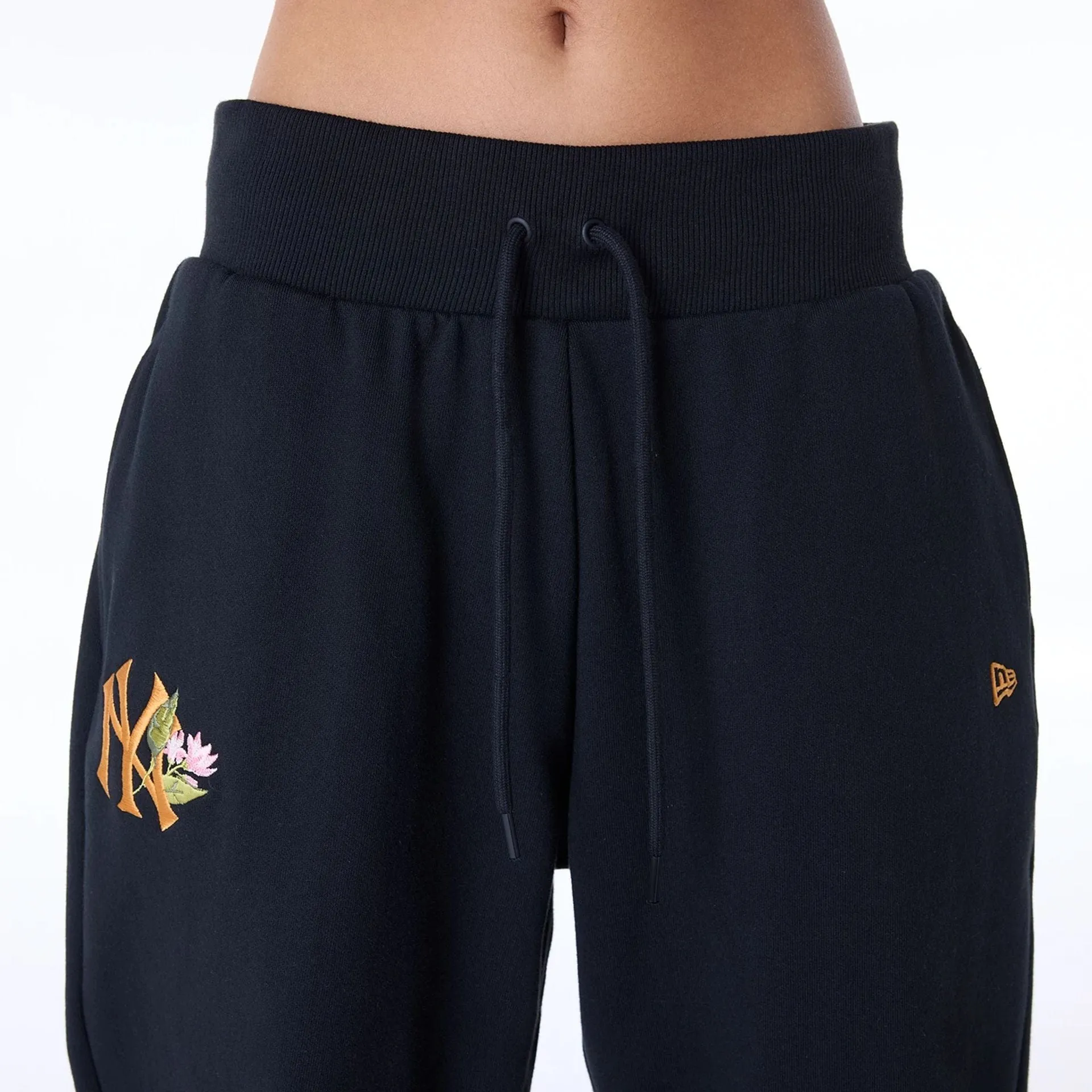 New Era Joggerhosen & Trainingshosen New York Yankees Damen MLB Blumenmuster Schwarze Joggerhosen