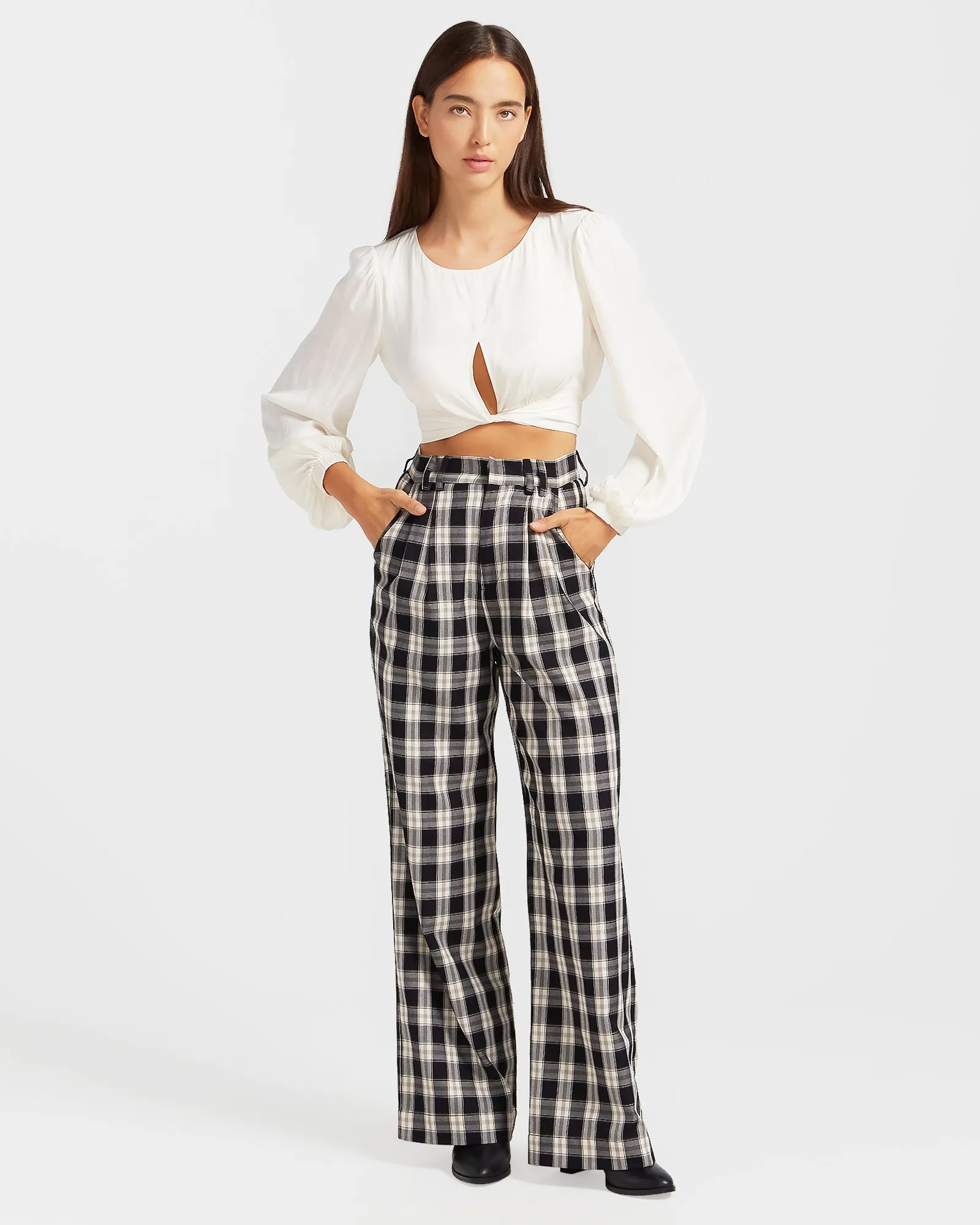 No Way Home Crop Top - Off-White