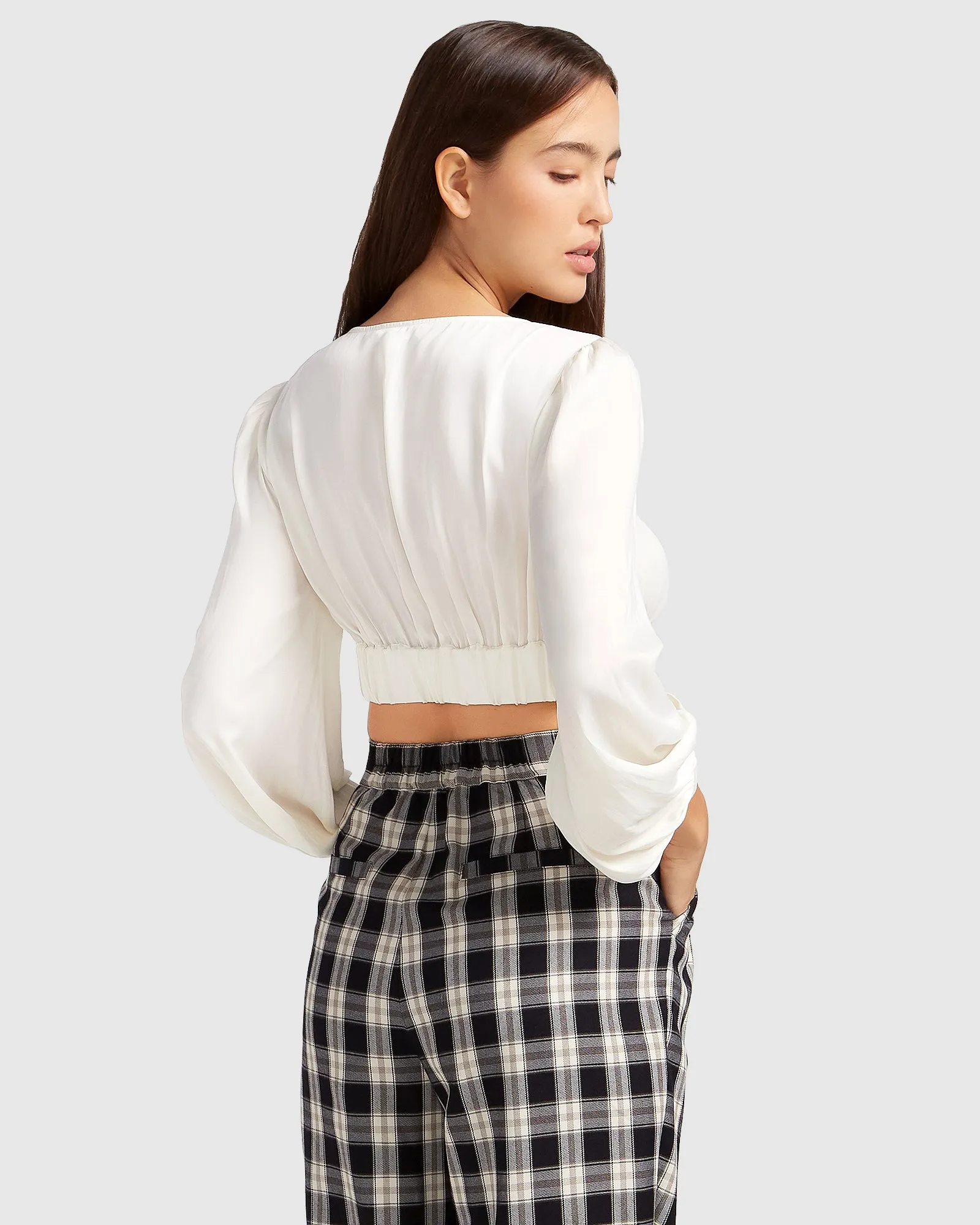No Way Home Crop Top - Off-White