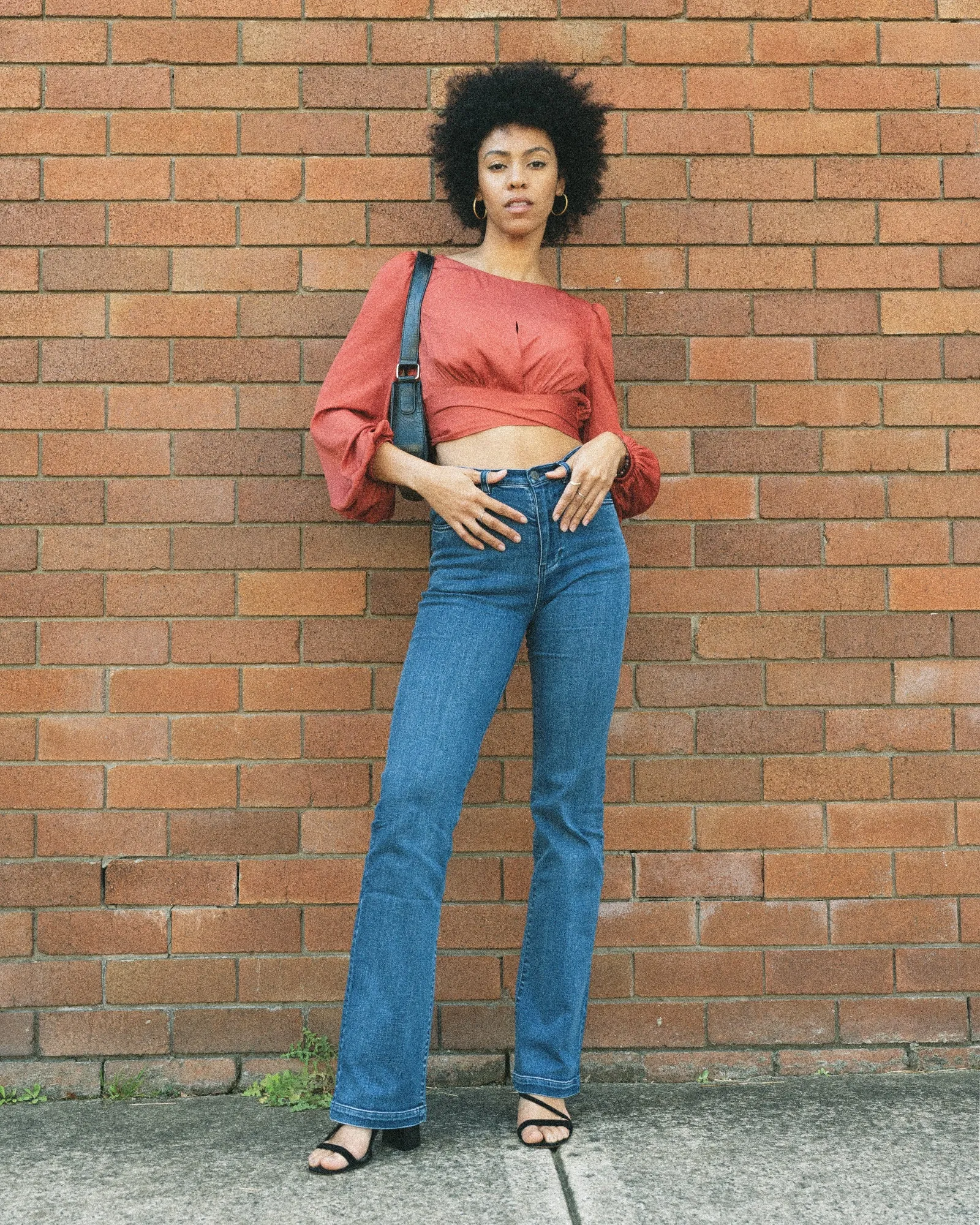 No Way Home Cropped Top - Terrakotta ENDVerkauf