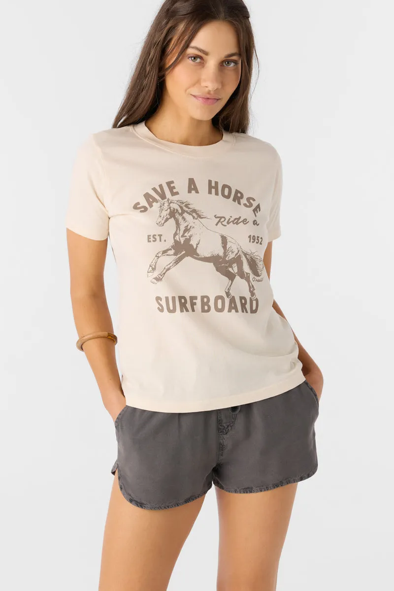 O'Neill Save A Horse T-Shirt-Tapioka