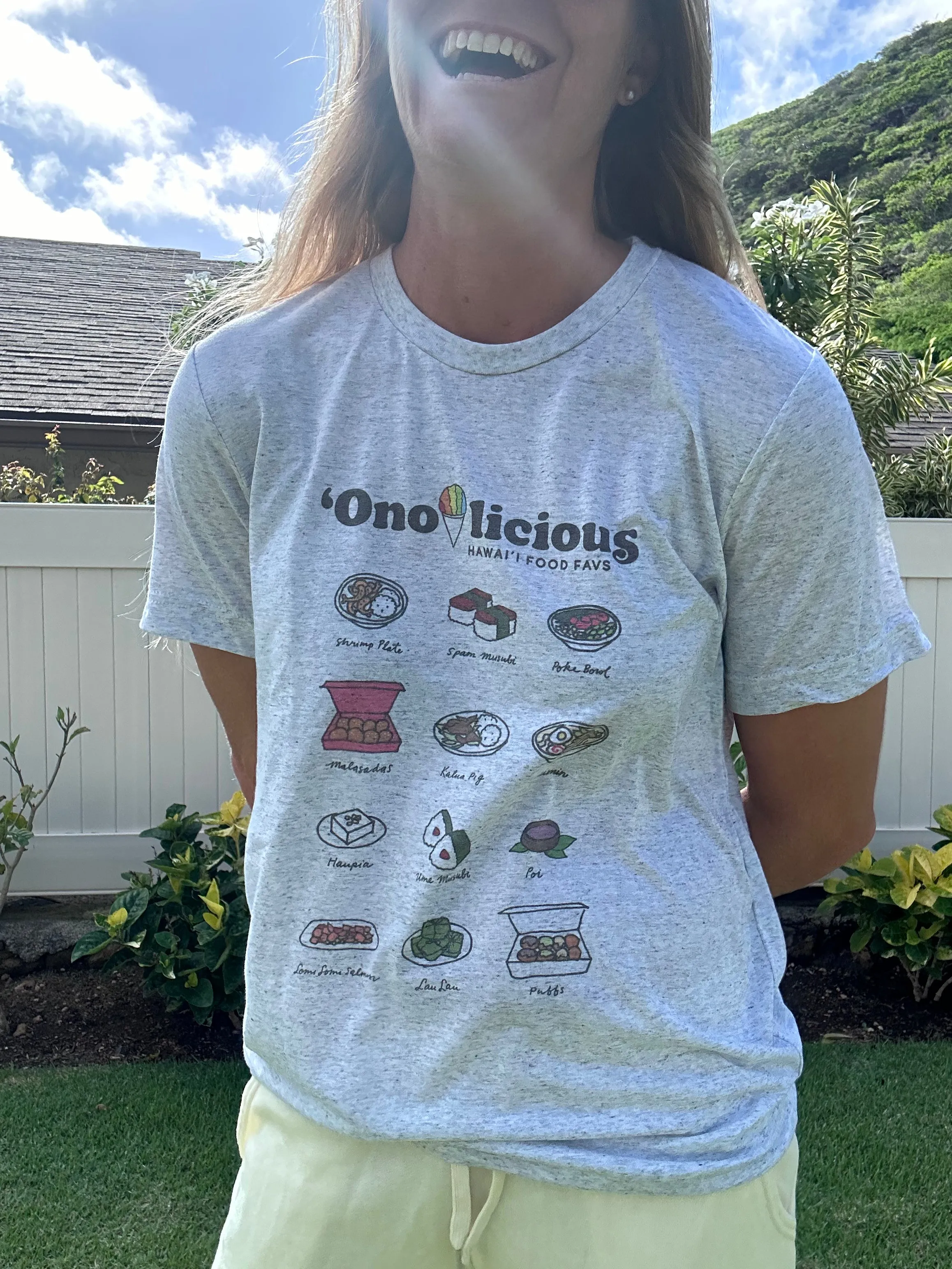 Onoliscious Hawaiis Lieblingsessen T-Shirt