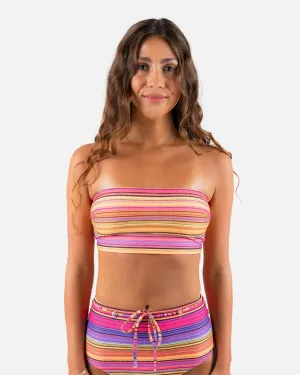 Palapa Bandeau Bikini-Oberteil