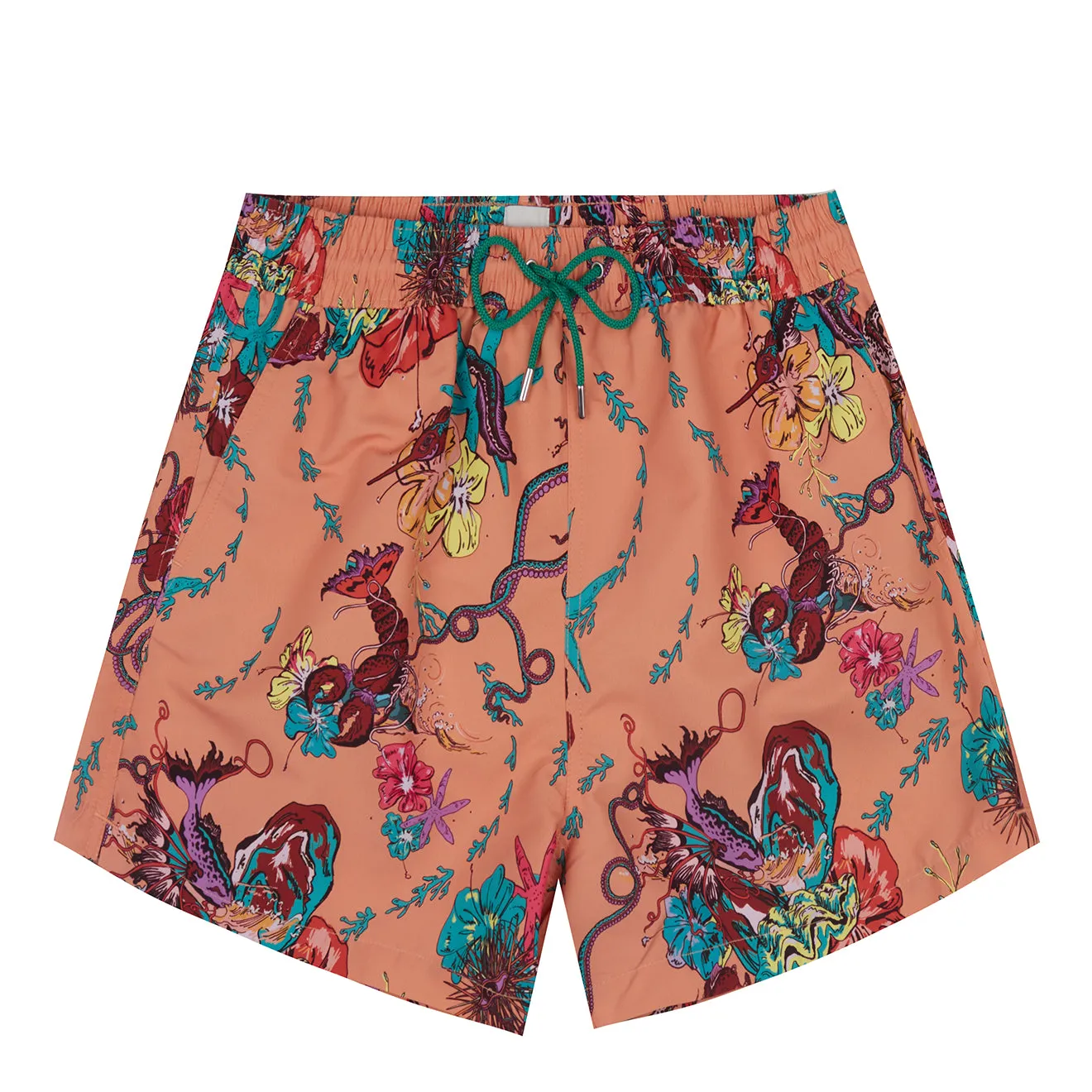 Paul Smith Badeshorts Kraken Orange Kleidung Paul Smith