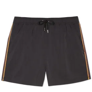 Paul Smith Badeshorts Mit Künstlerstreifen-Besatz Schwarz Kleidung Paul Smith