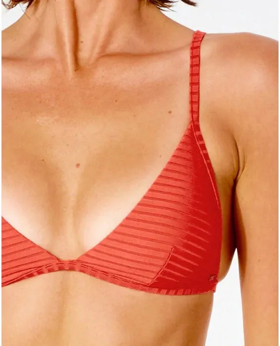 Premium Surf Banded Festes Tri Bikini-Oberteil
