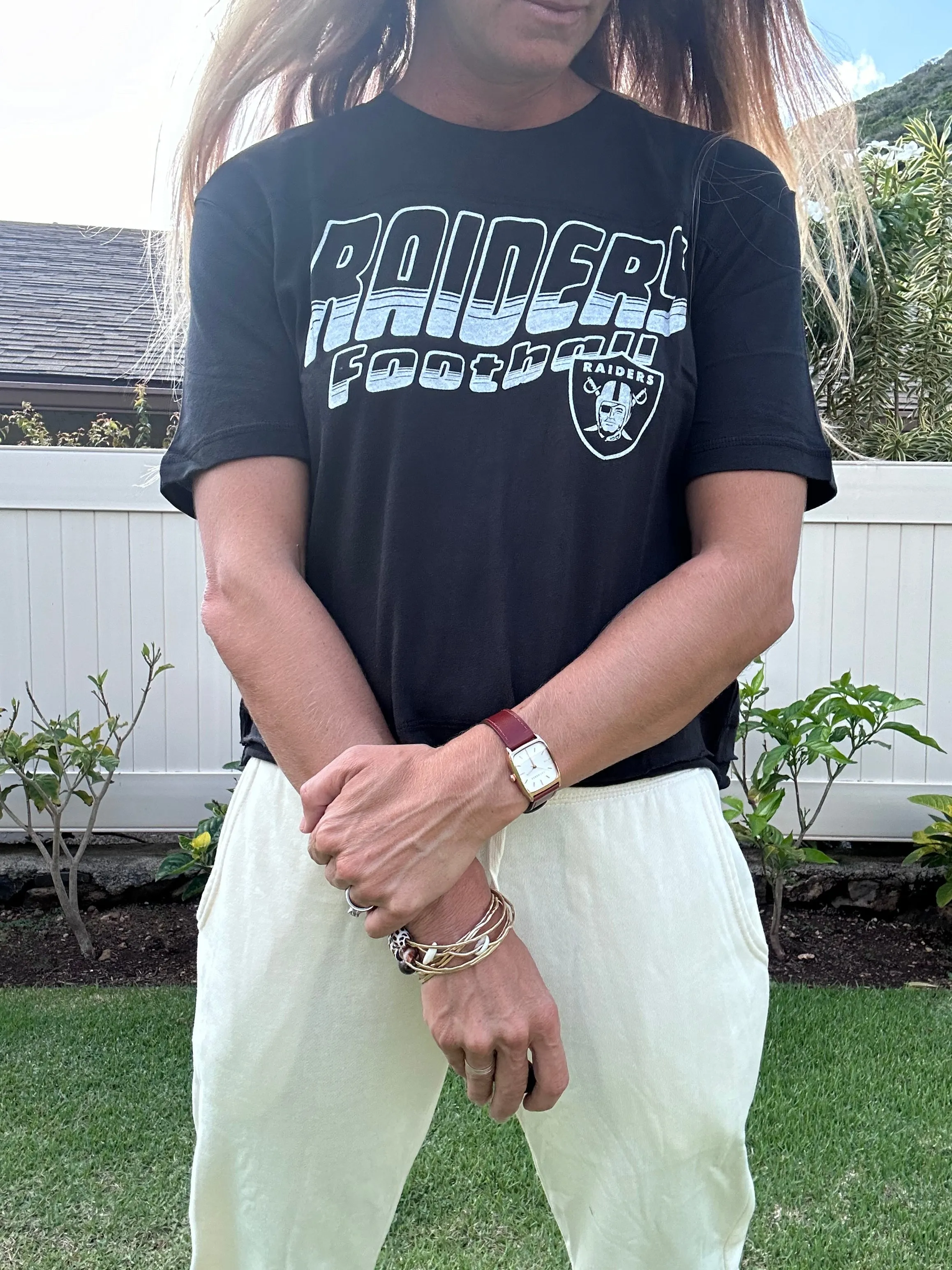 Raiders Champ Crop-T-Shirt
