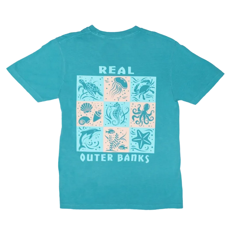 REAL Ocean Schablonen T-Shirt-Seeschaum