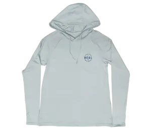 REAL Sync Langarm/Kurzarm Shirt-Meliertes Weiß