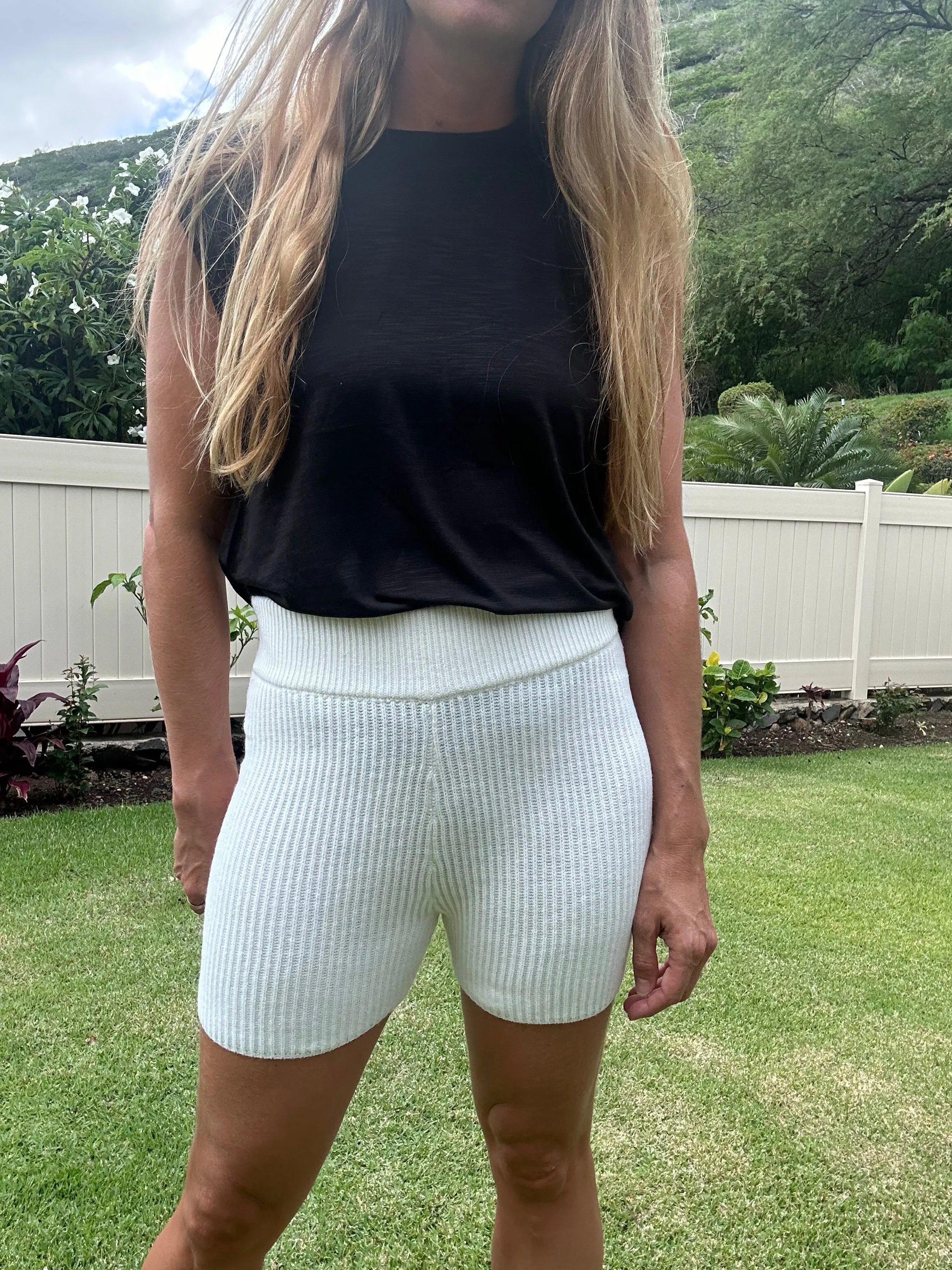 RHYTHM Classic Strickkurzshort