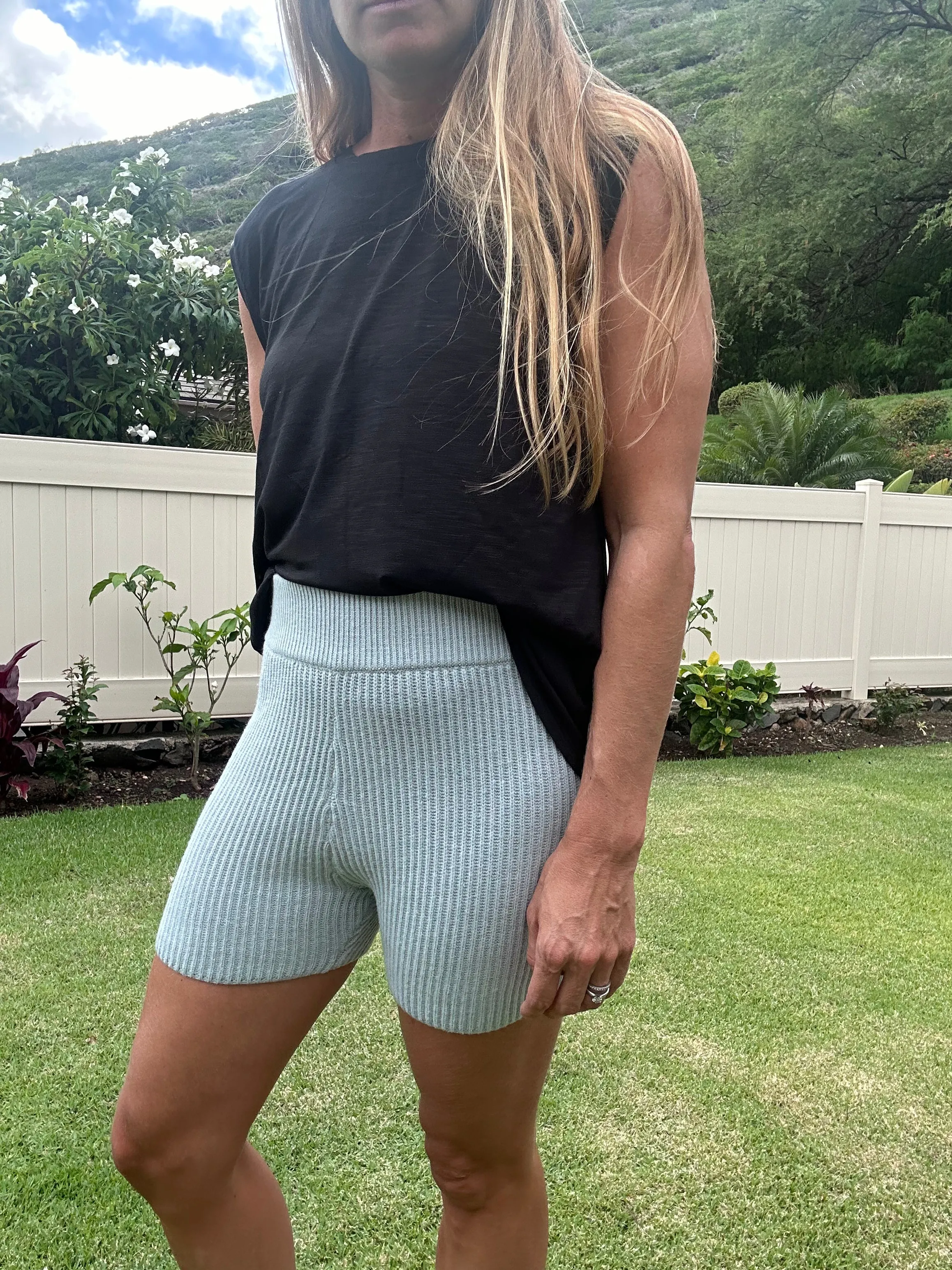 RHYTHM Classic Strickkurzshort