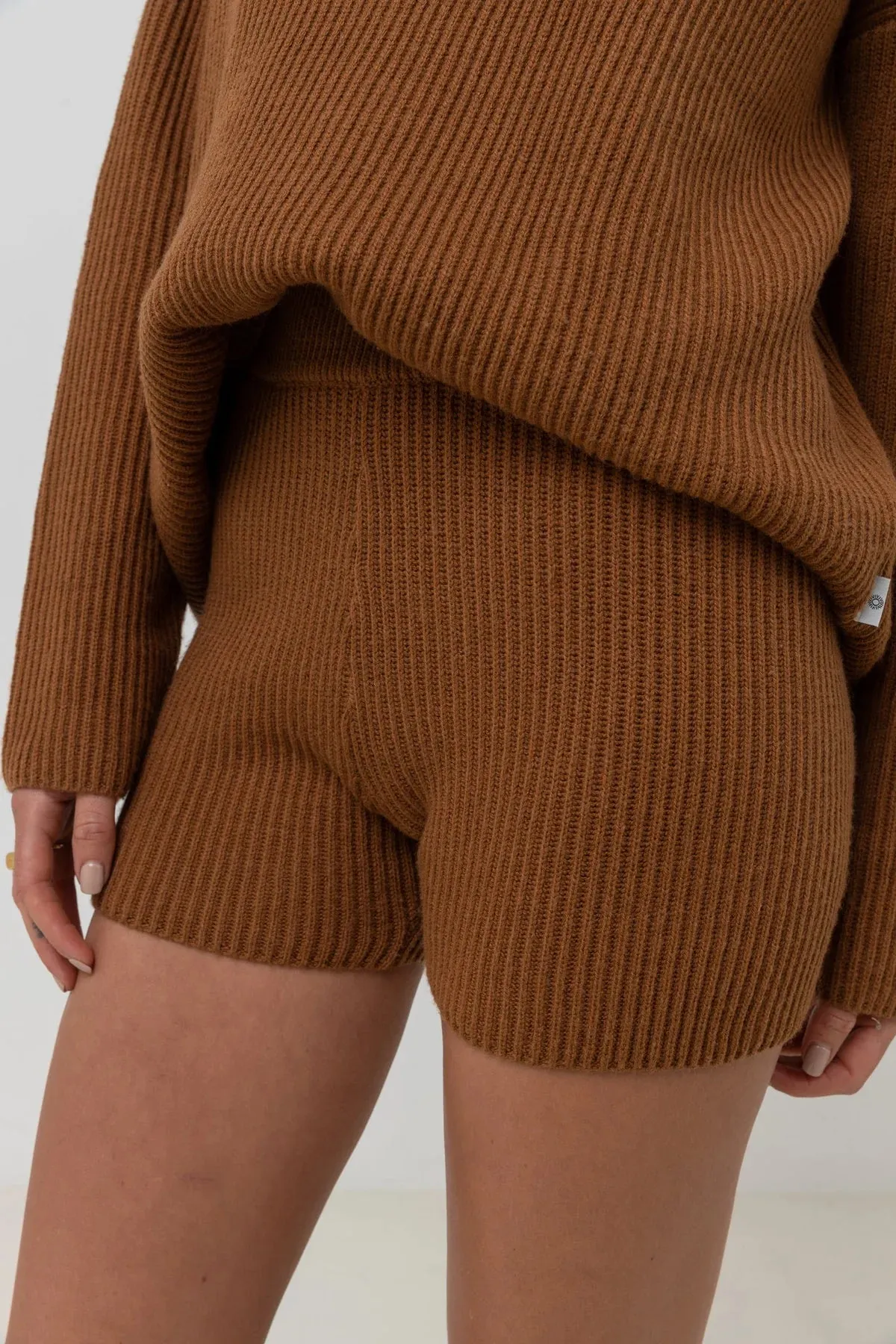 RHYTHM Classic Strickkurzshort