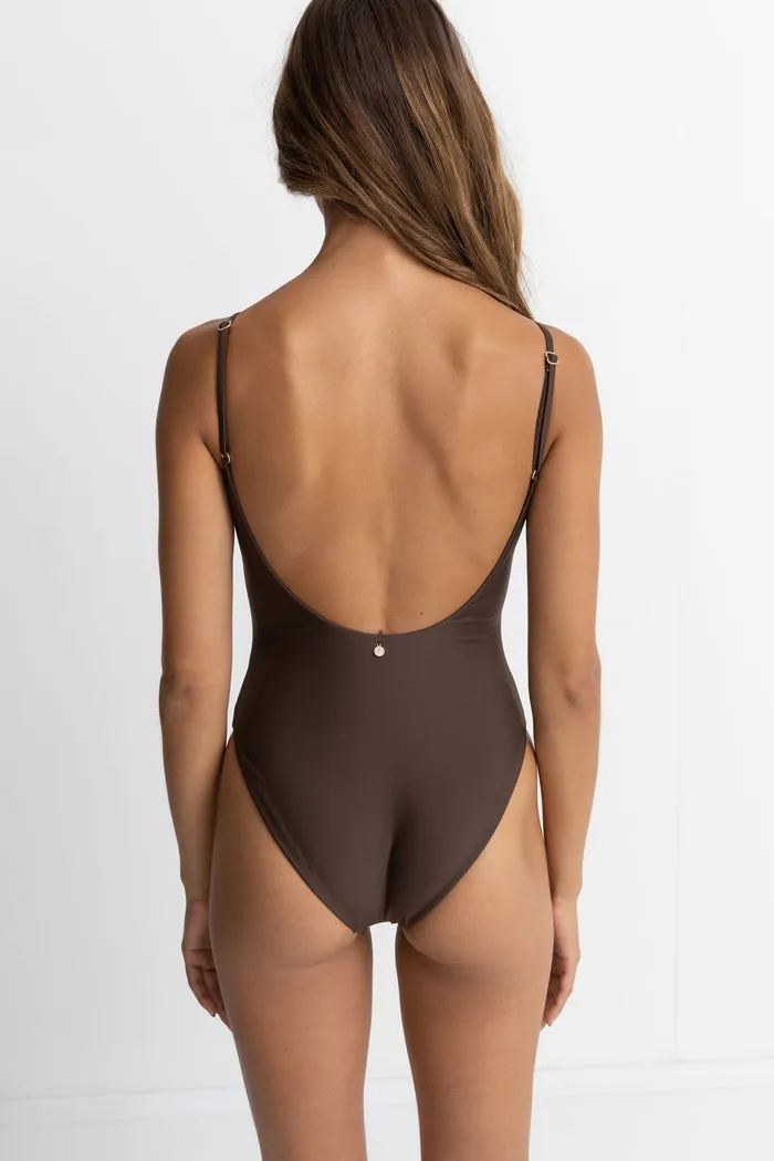 Rhythm Classic Minimal One Piece-Schokolade