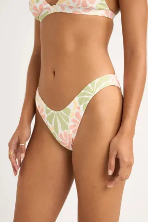 RHYTHM Marloe Blumen-High-Cut-Bikini-Unterteil