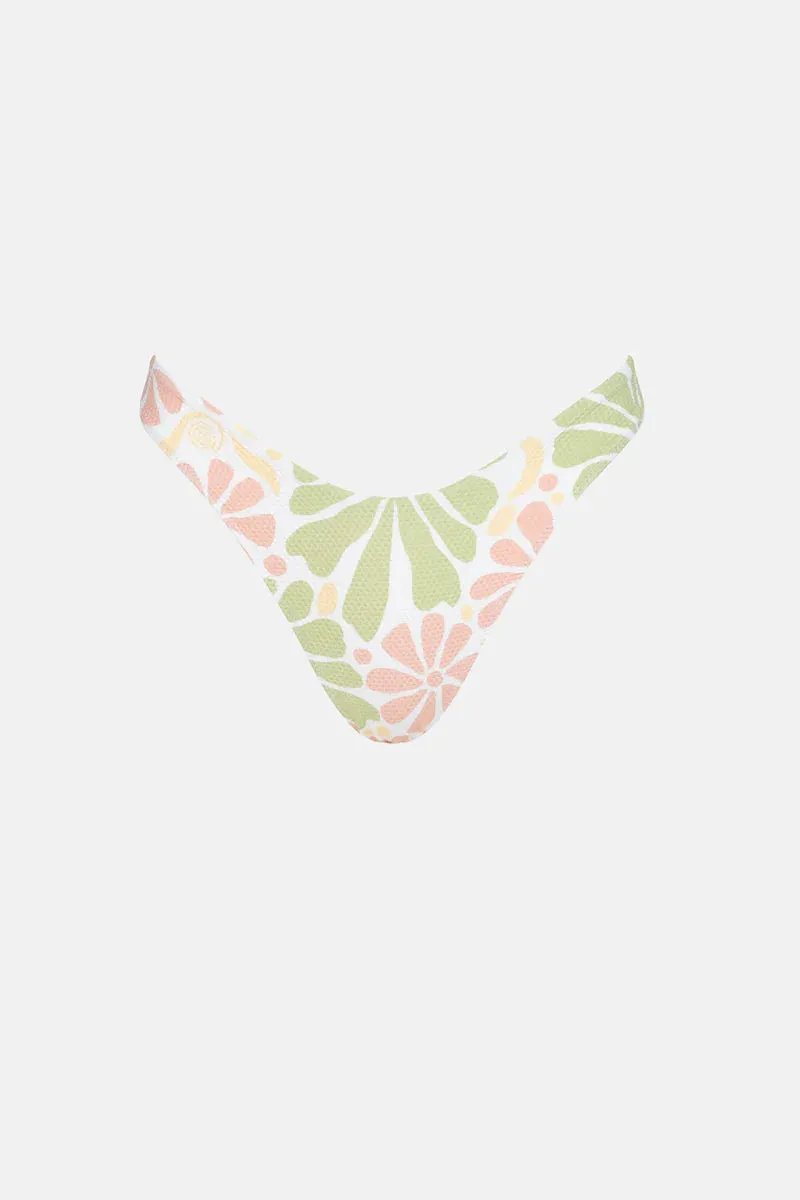 RHYTHM Marloe Blumen-High-Cut-Bikini-Unterteil