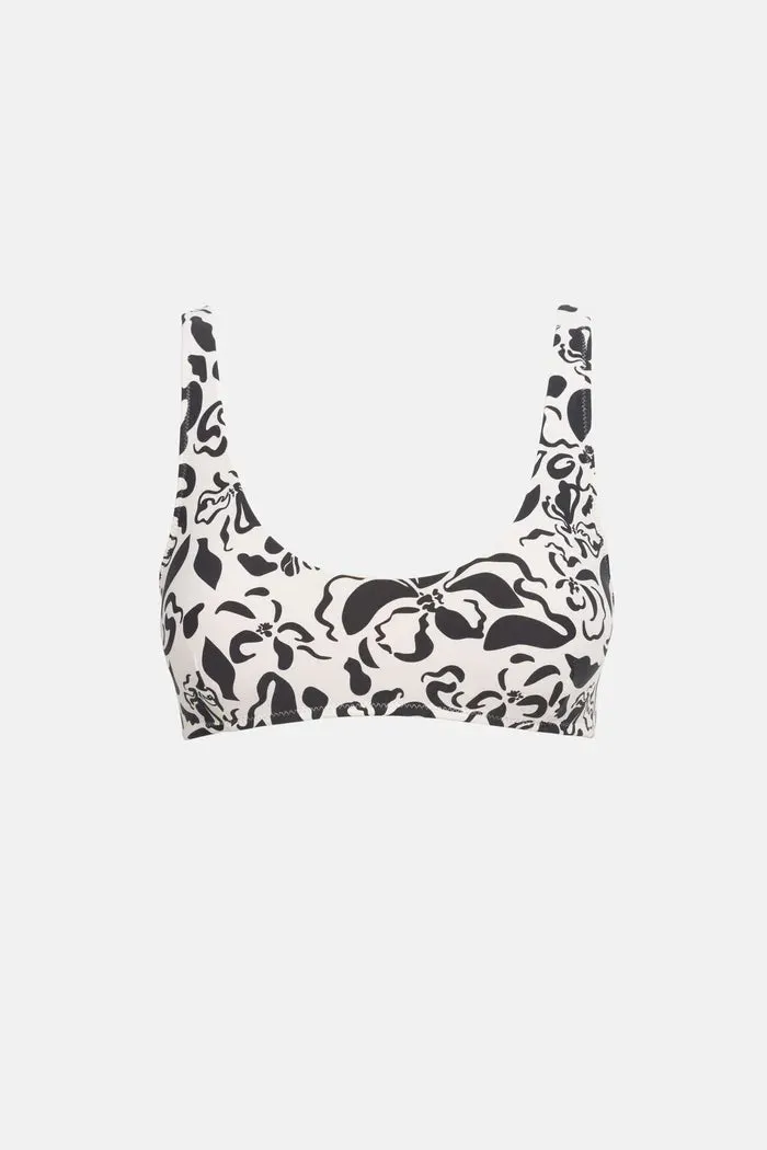 RHYTHM Sundance Blumen-Crop-Bikini-Oberteil