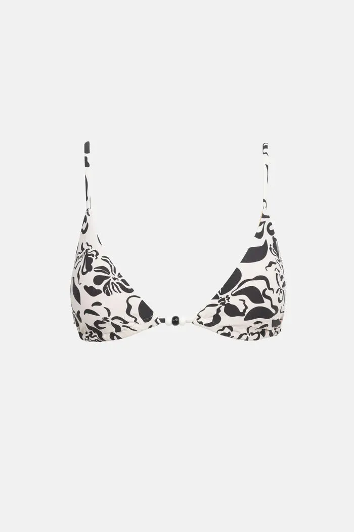 RHYTHM Sundance Blumen-Slide-Tri-Bikini-Oberteil