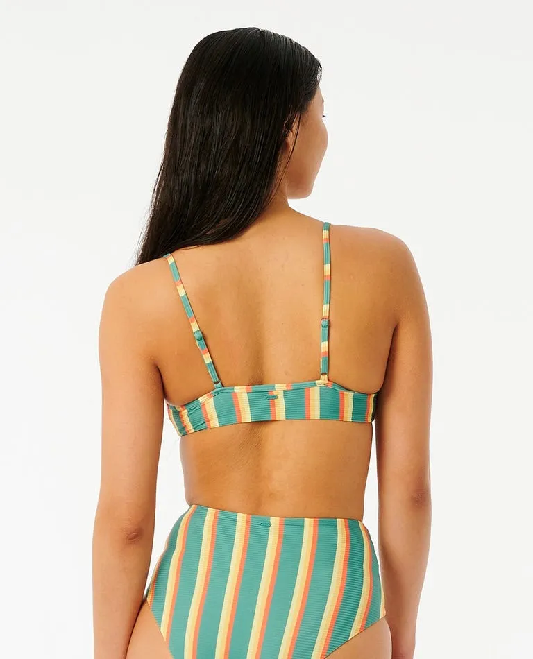 Rip Curl Brazilian Soul Bralette Top-Petrol