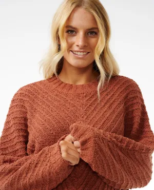 Rip Curl Classic Surf Strick-Pullover-Rost