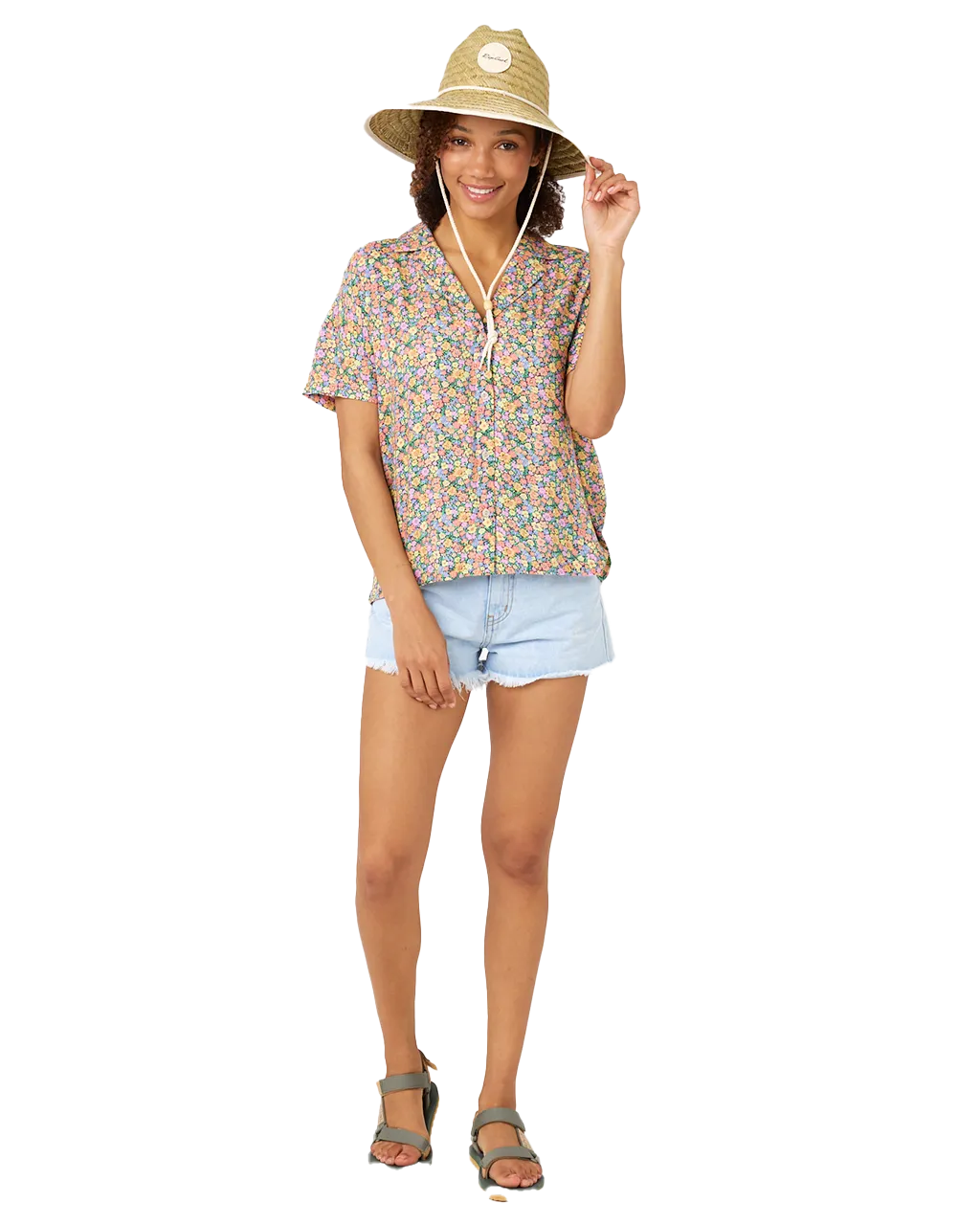 Rip Curl Clothing Afterglow Blumenhemd in Mehrfarben