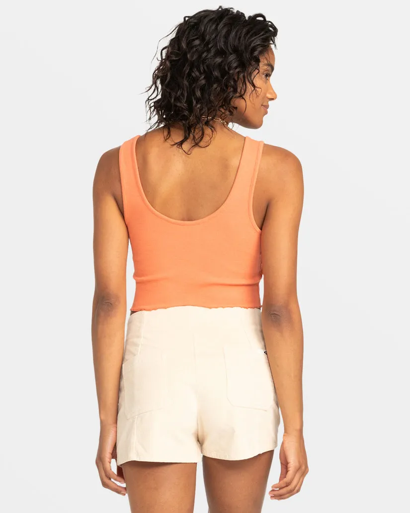 Roxy Keep It Wavy Tanktop-Aprikosenbrandy