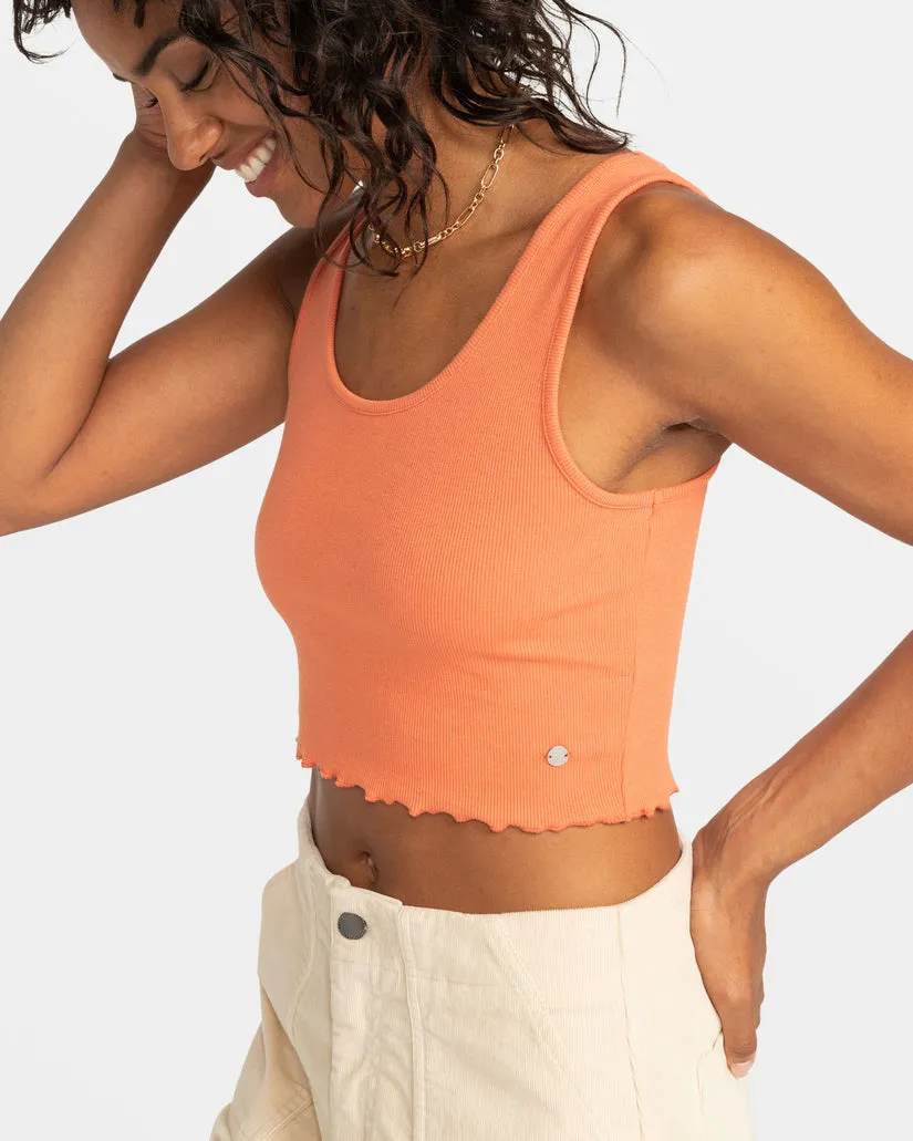 Roxy Keep It Wavy Tanktop-Aprikosenbrandy