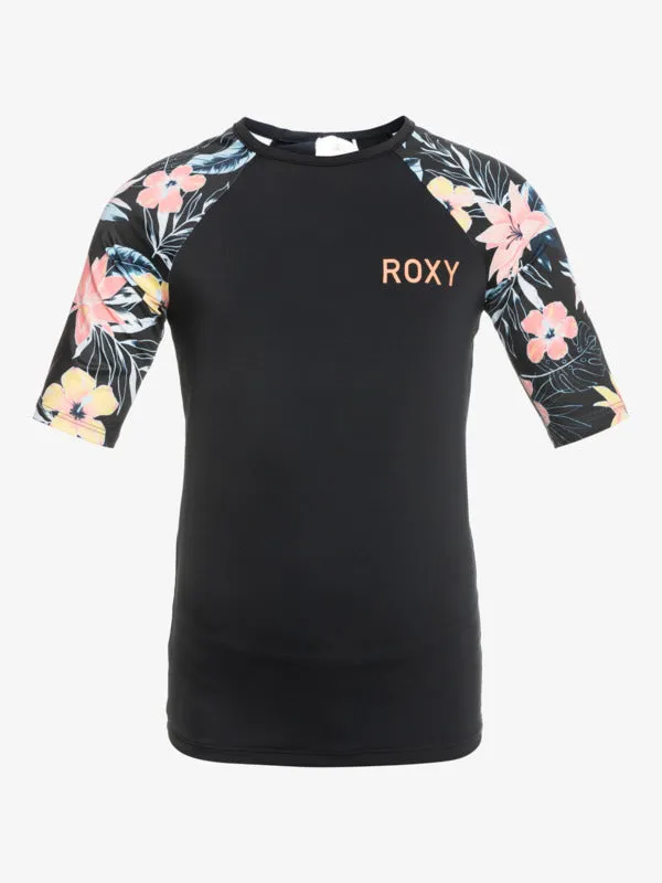Roxy Printed - 3/4-Ärmel UPF 50 Rashguard für Mädchen 8-16