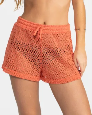 Roxy Sunset Riders Shorts-Aprikosenbrandy