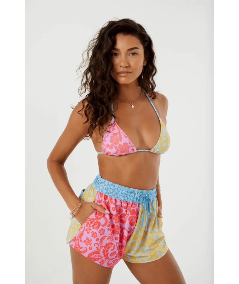 Roxy Tapestry Patchwork No Bad Waves Boardshorts-Mehrfarbig