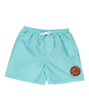 Santa Cruz Boys Classic Dot Badeshorts in Pool Blau