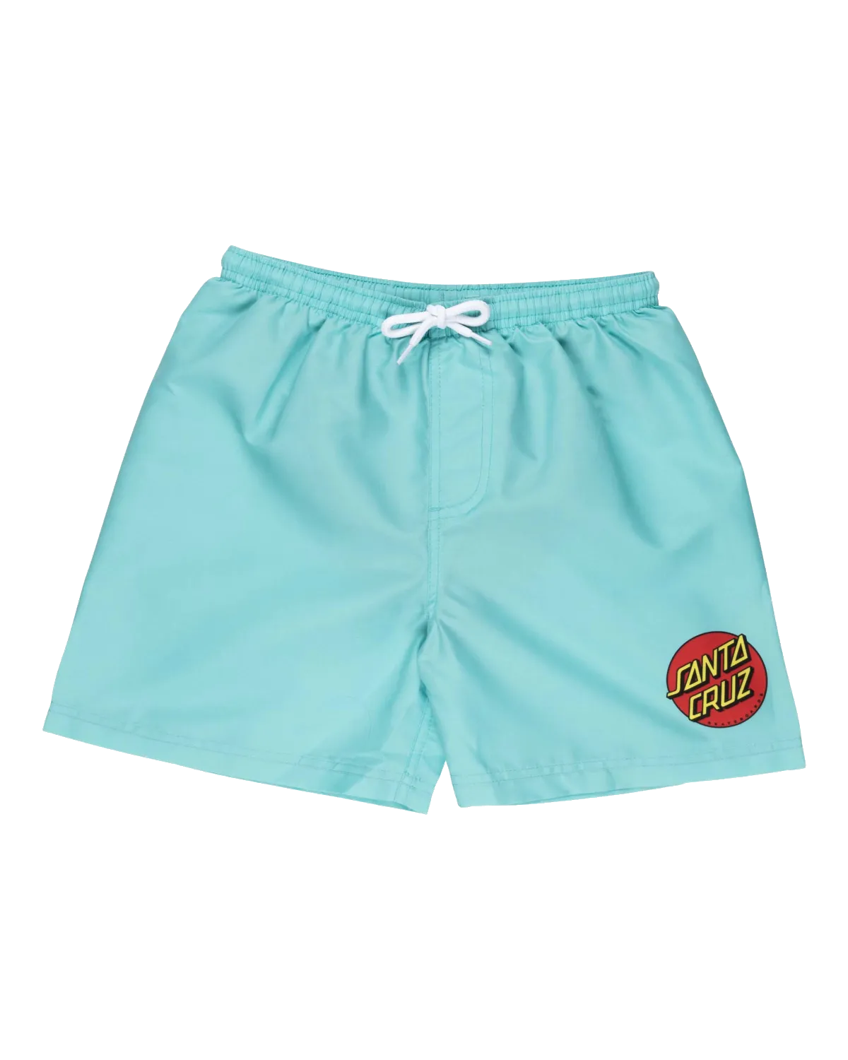 Santa Cruz Boys Classic Dot Badeshorts in Pool Blau