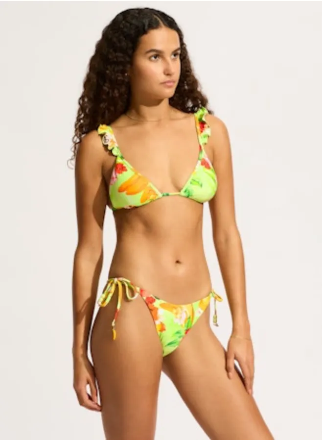 SEAFOLLY Tropique Tie Side Rio Badeanzugunterteil - Aloe-Gel
