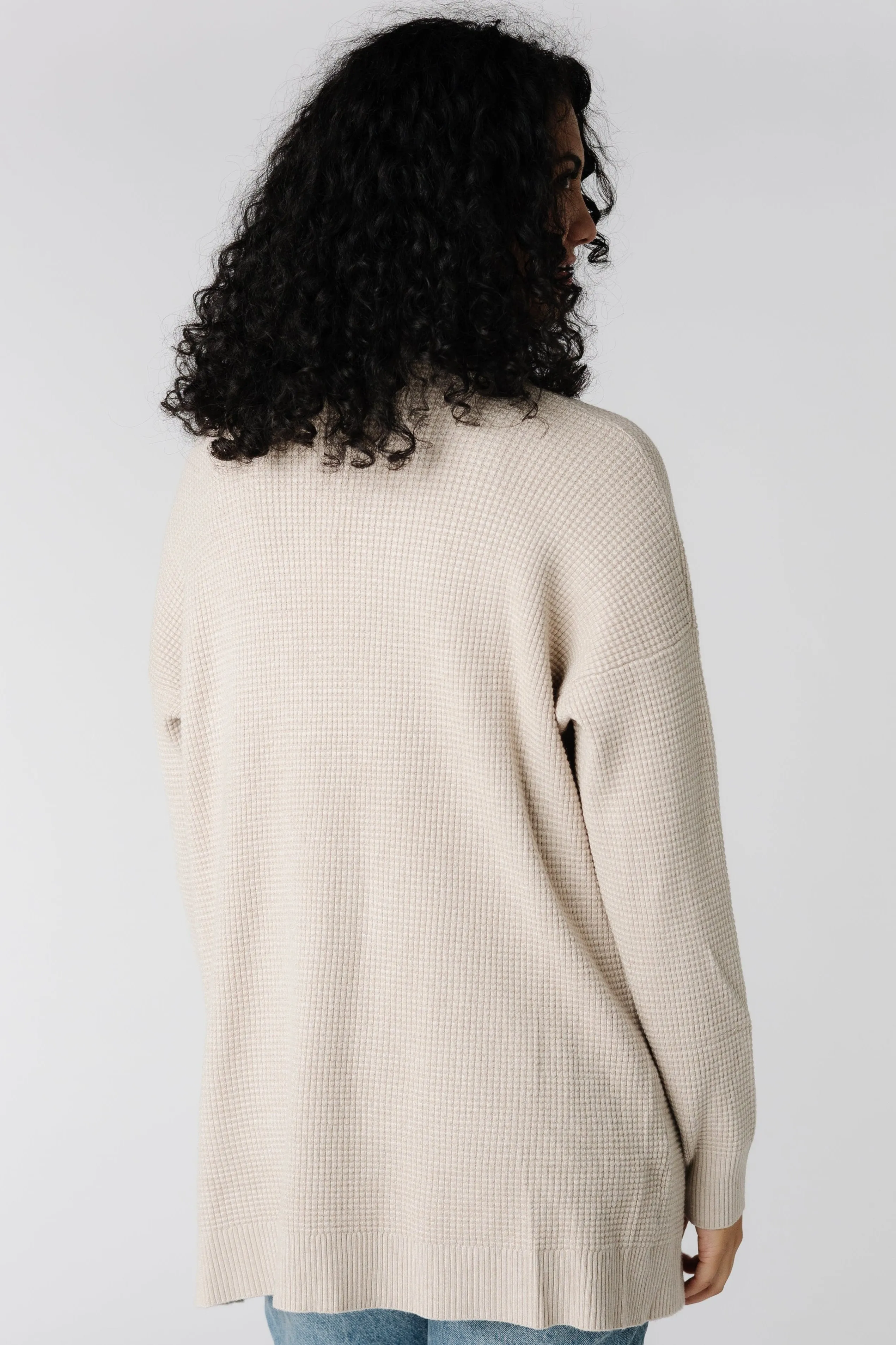 Weicher offener Cardigan