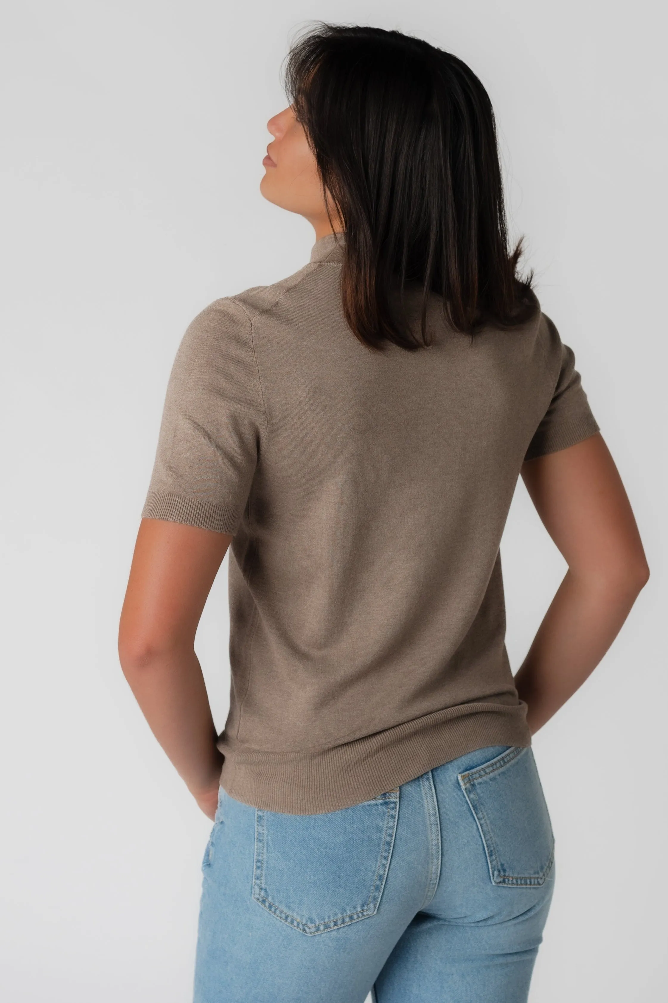 Stella Soft Mock Neck Pullover