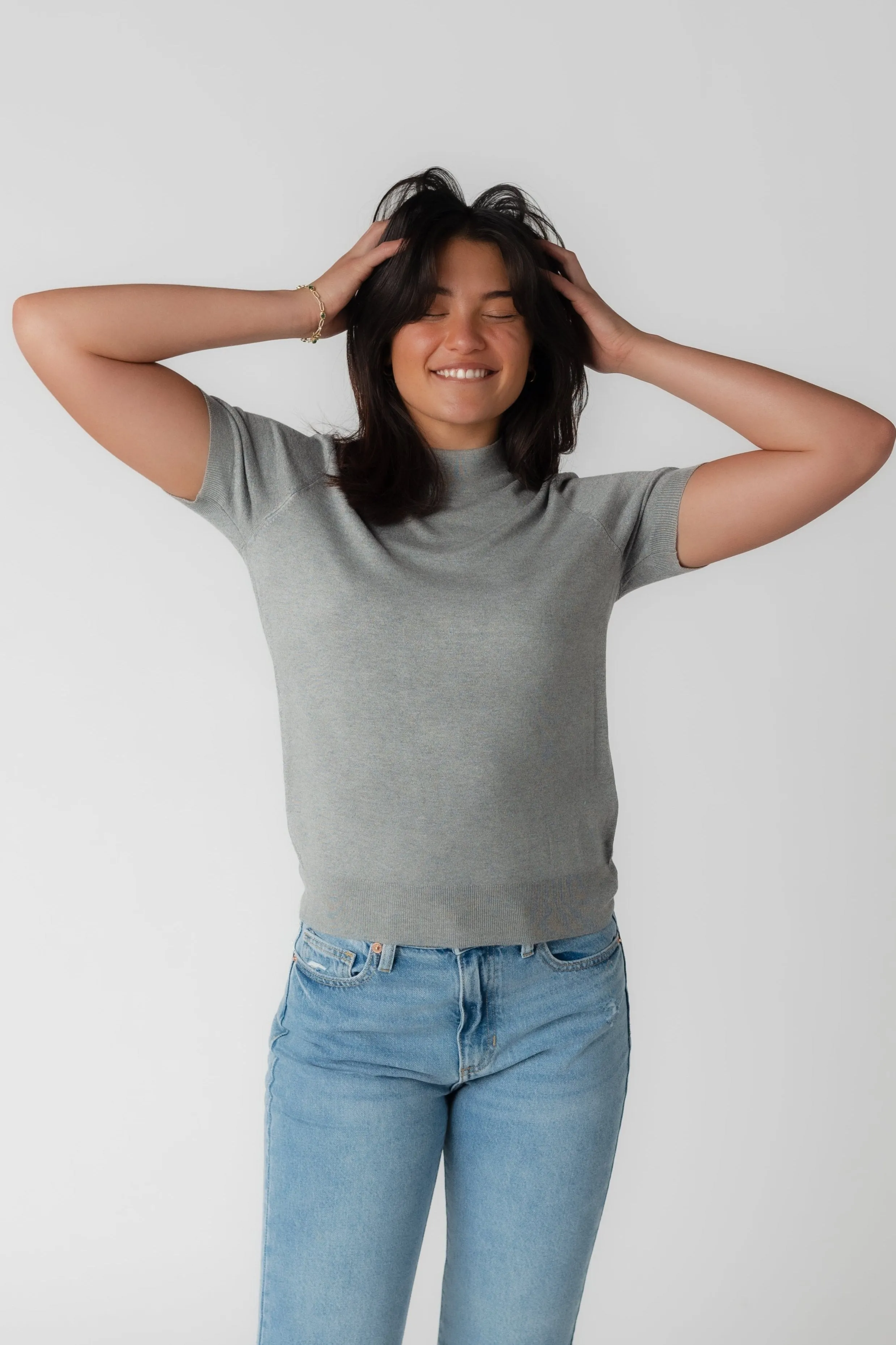 Stella Soft Mock Neck Pullover