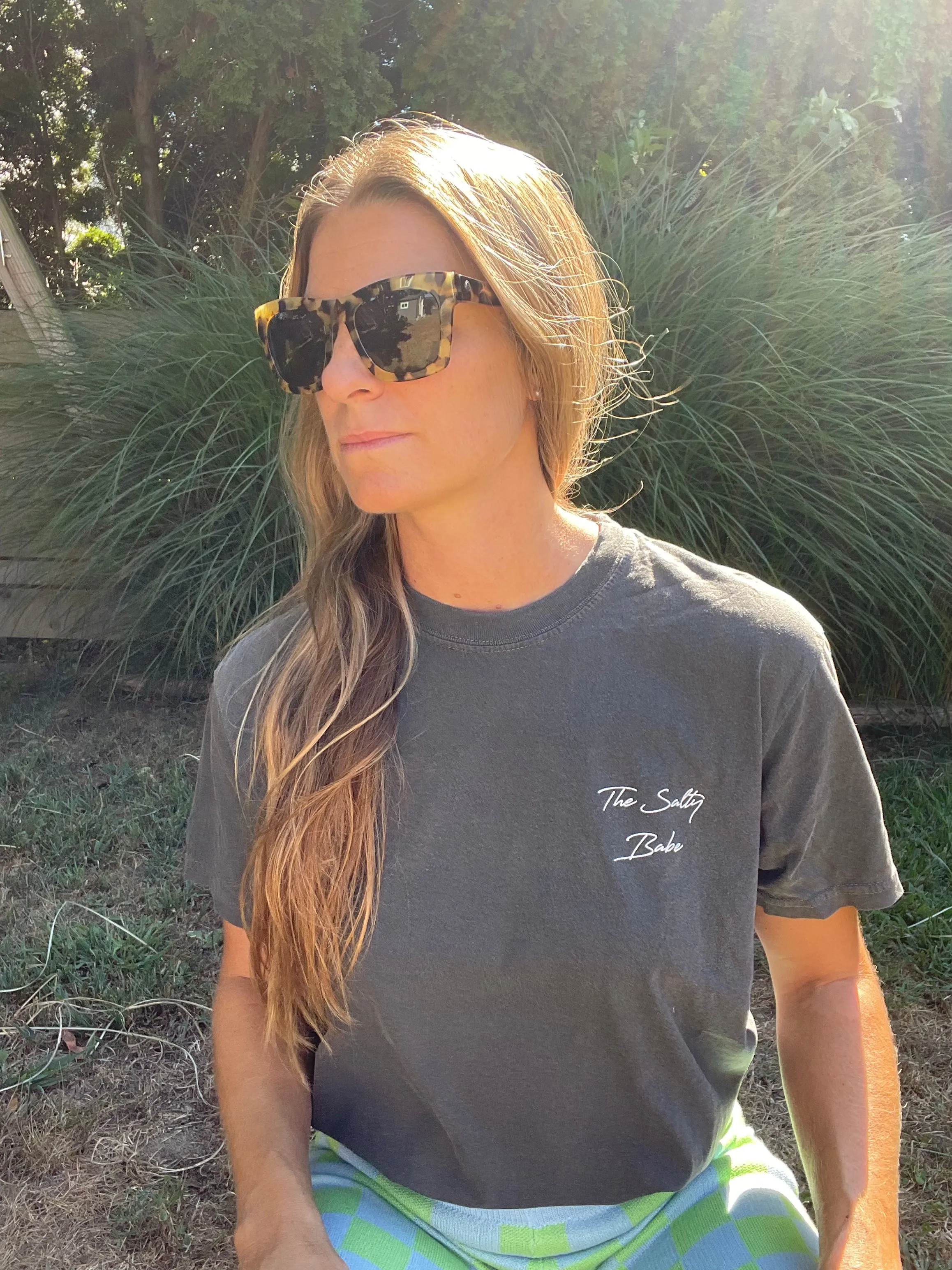 Das Salty Babe Wave T-Shirt