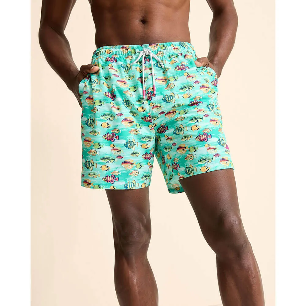 Tommy Bahama 6-Zoll Naples Fintastic Badeshorts - Kohala Teal Herren Tommy Bahama