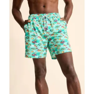 Tommy Bahama 6-Zoll Naples Fintastic Badeshorts - Kohala Teal Herren Tommy Bahama