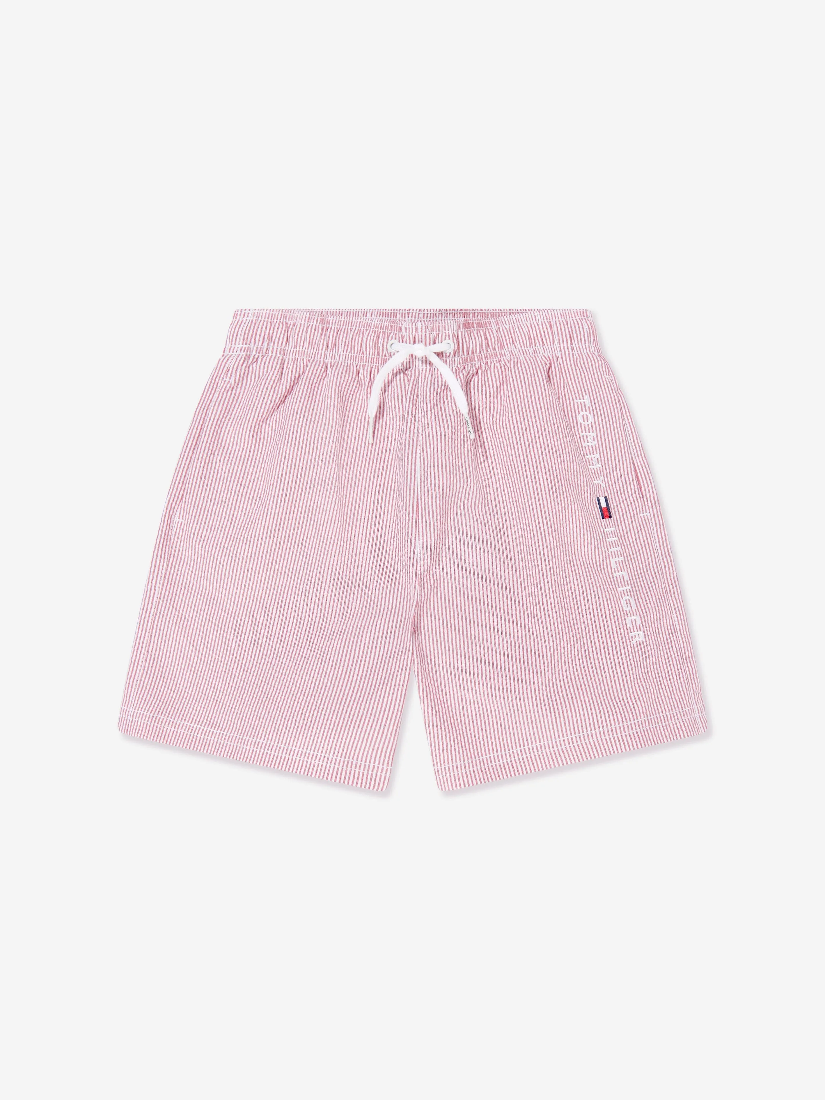 Tommy Hilfiger Jungen Medium Badehose mit Zugband in Rot