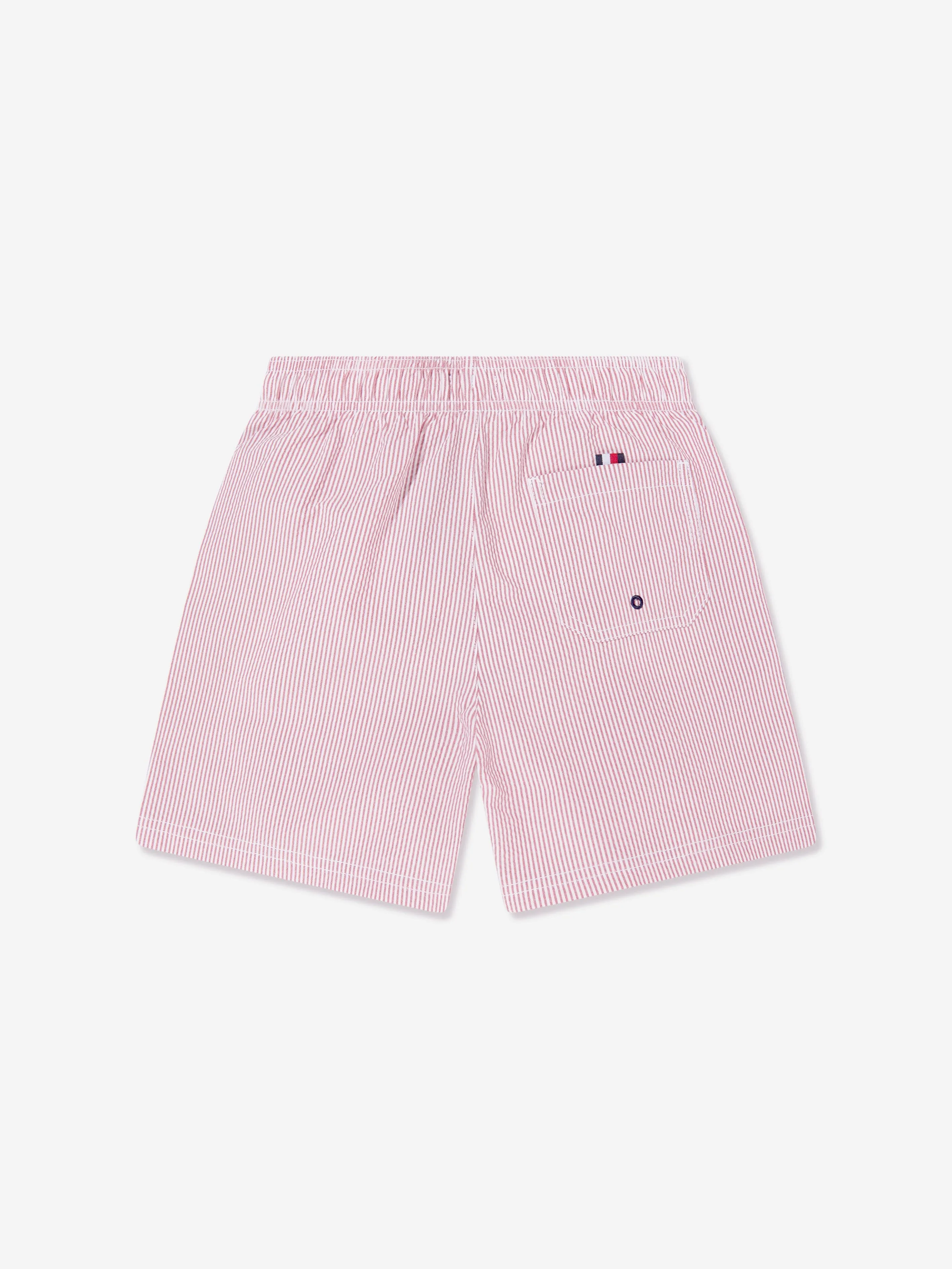 Tommy Hilfiger Jungen Medium Badehose mit Zugband in Rot