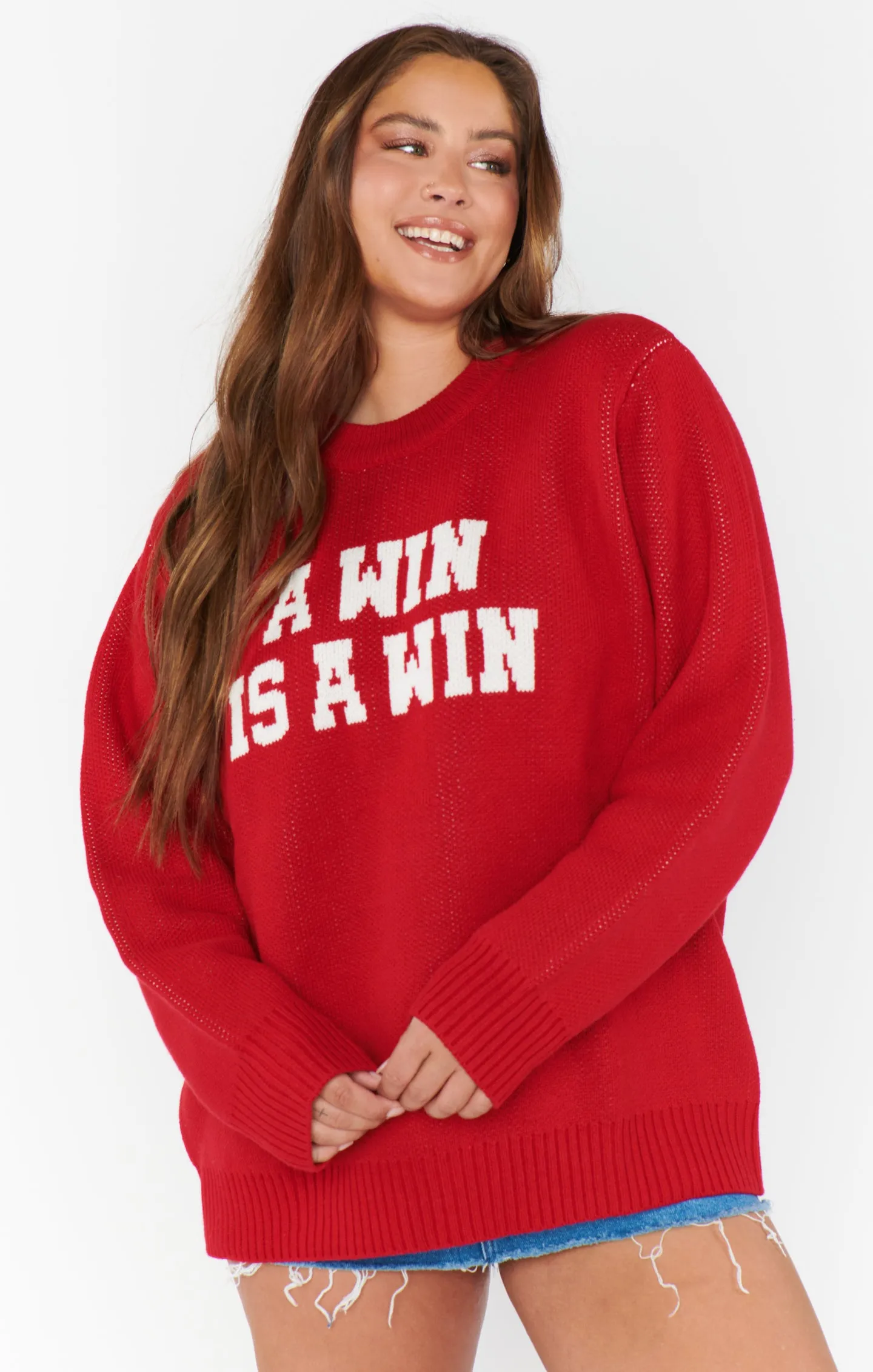 Varsity Sweater ~ Gewinn-Graphic-Strick