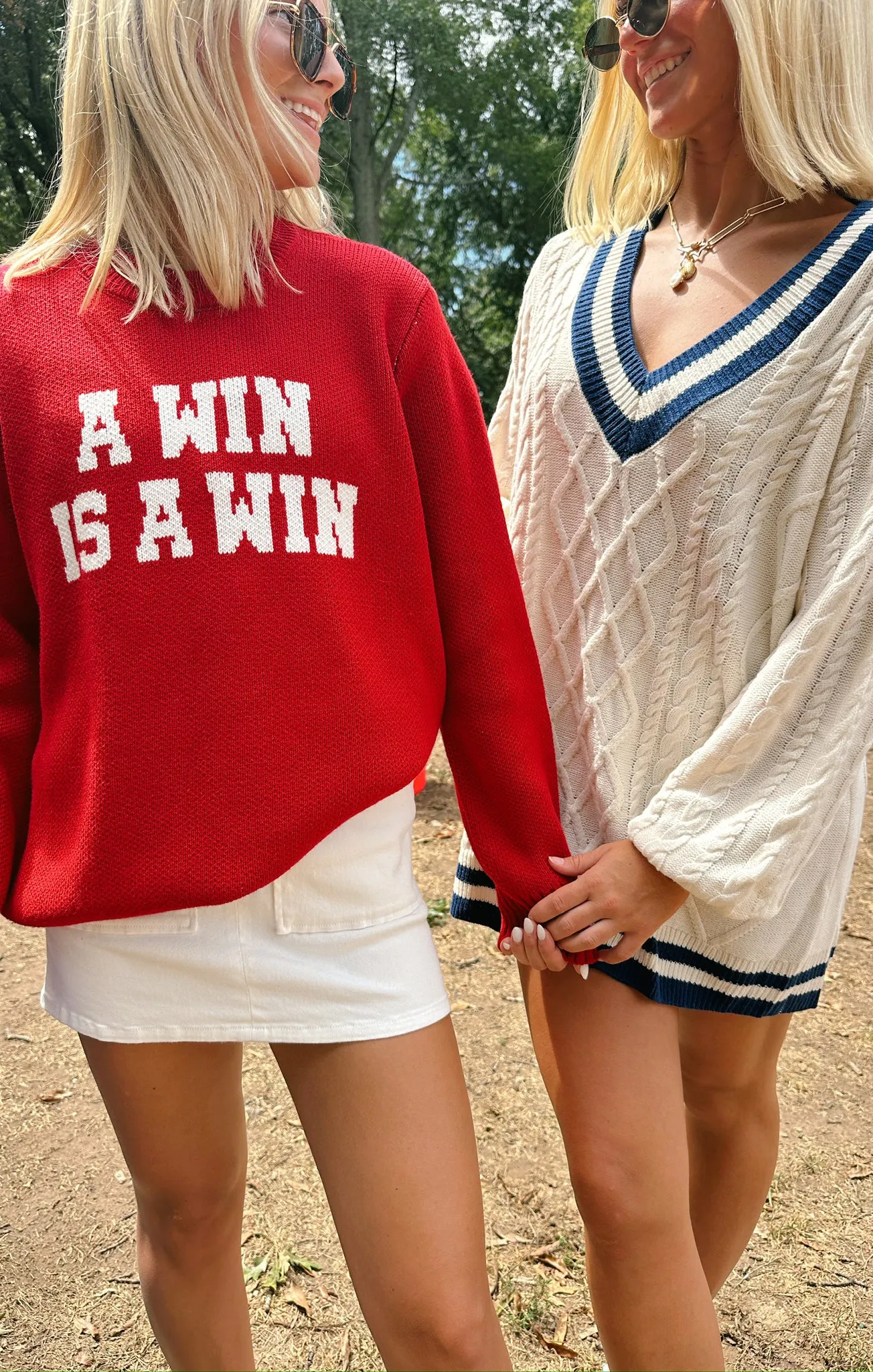 Varsity Sweater ~ Gewinn-Graphic-Strick