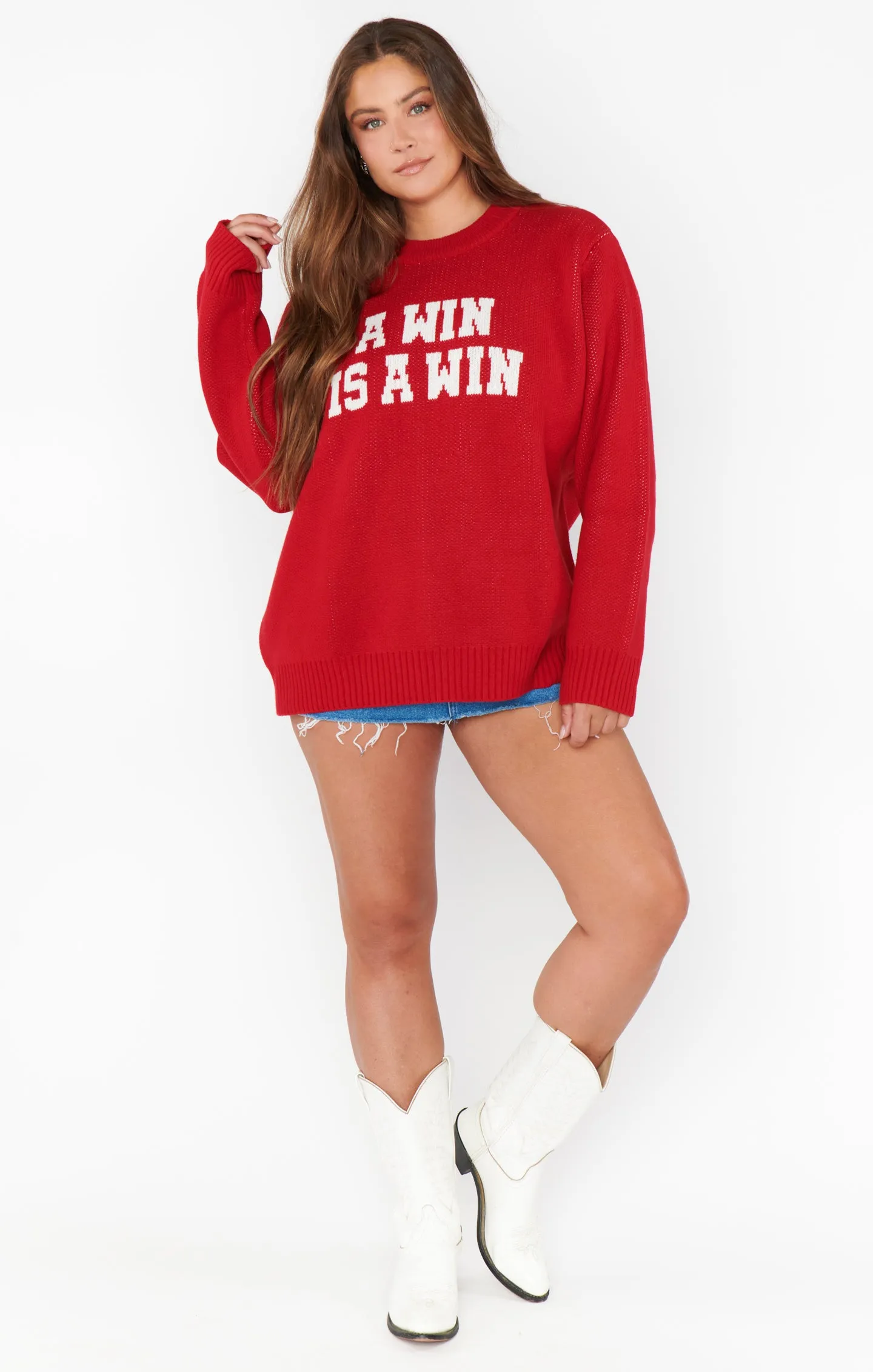 Varsity Sweater ~ Gewinn-Graphic-Strick