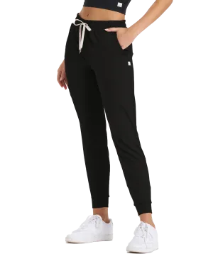 Vuori Performance Joggerhose in Schwarz Meliert