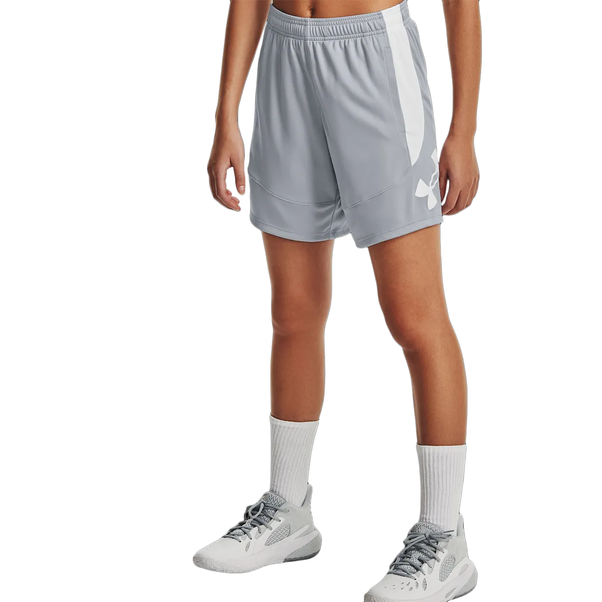 Damen Basketball Shorts mit Colorblock-Design