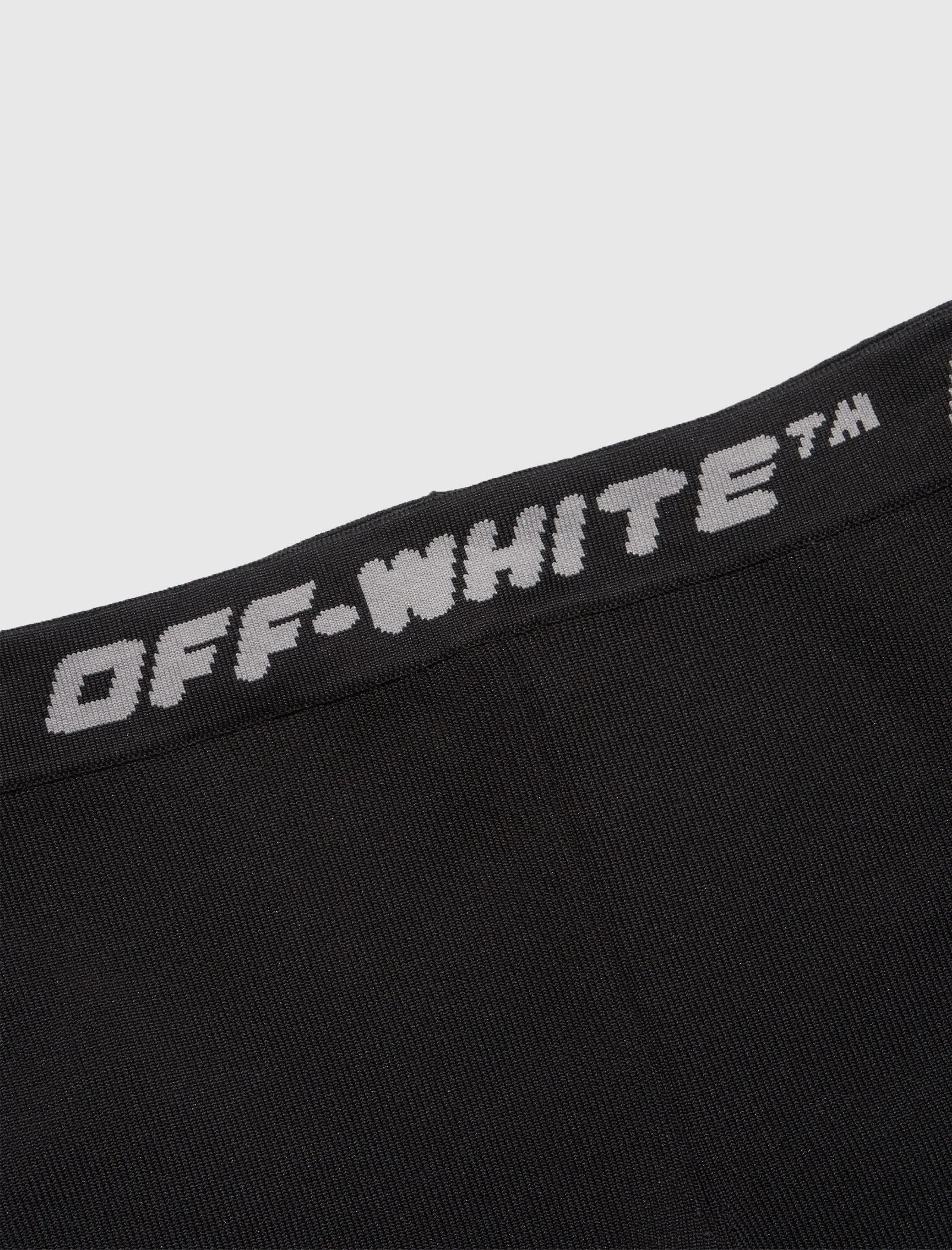 DAMEN LOGO-BAND-SHORTS Kleidung OFF-WHITE