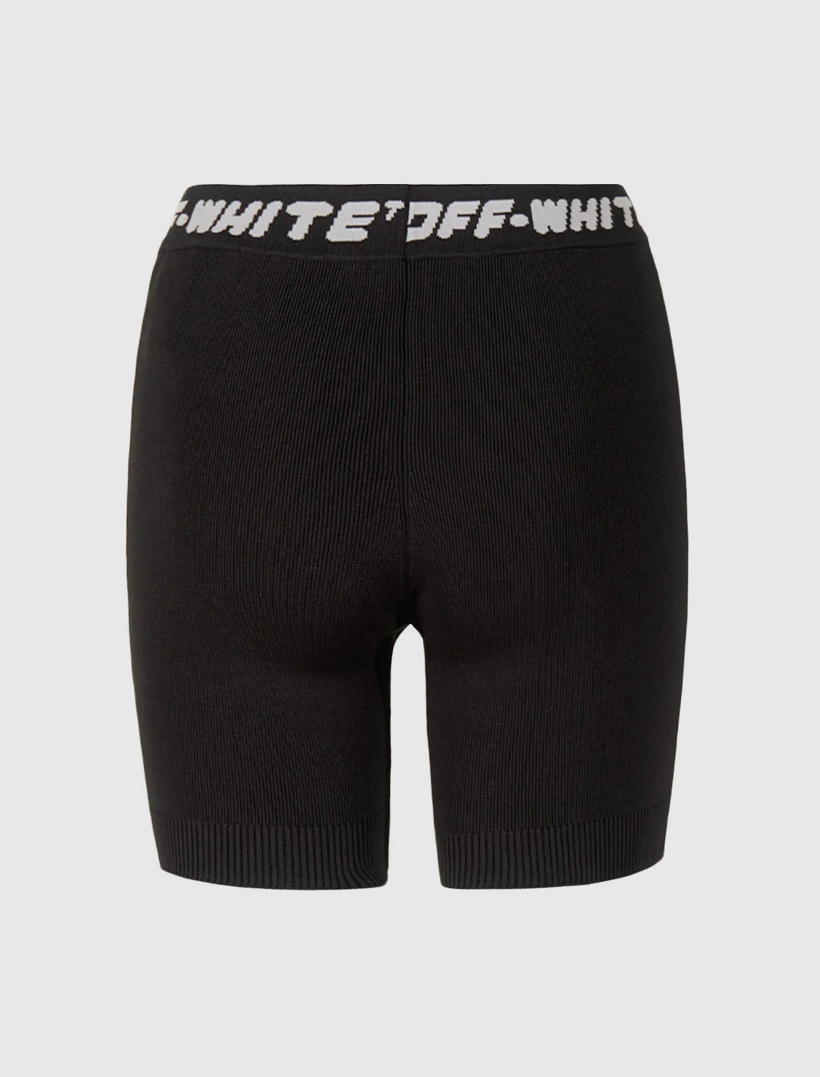 DAMEN LOGO-BAND-SHORTS Kleidung OFF-WHITE