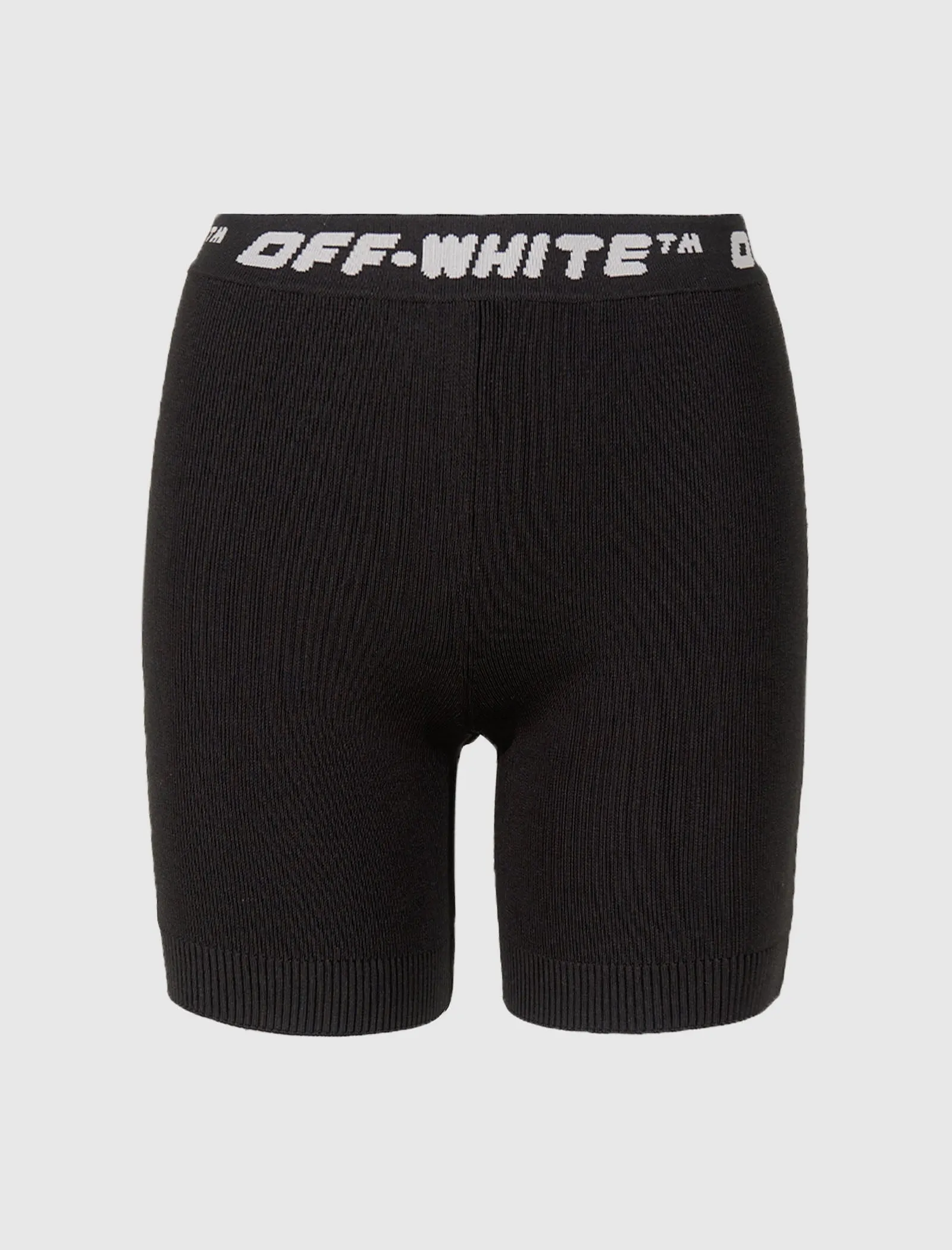 DAMEN LOGO-BAND-SHORTS Kleidung OFF-WHITE