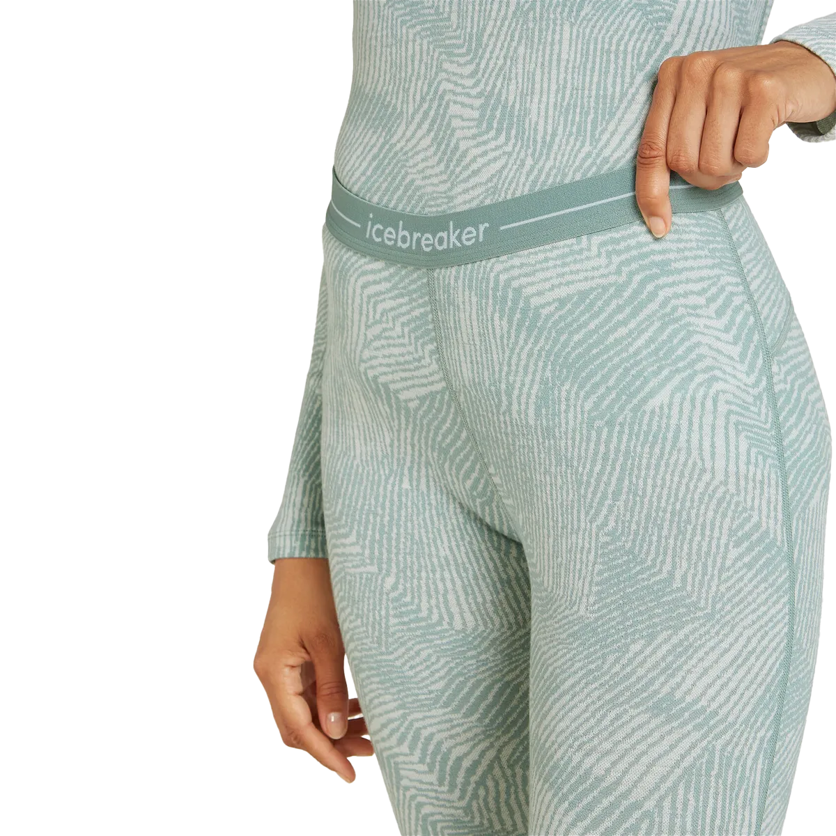 Frauen Merino 260 Vertex Thermoleggings Gefrorene Formen